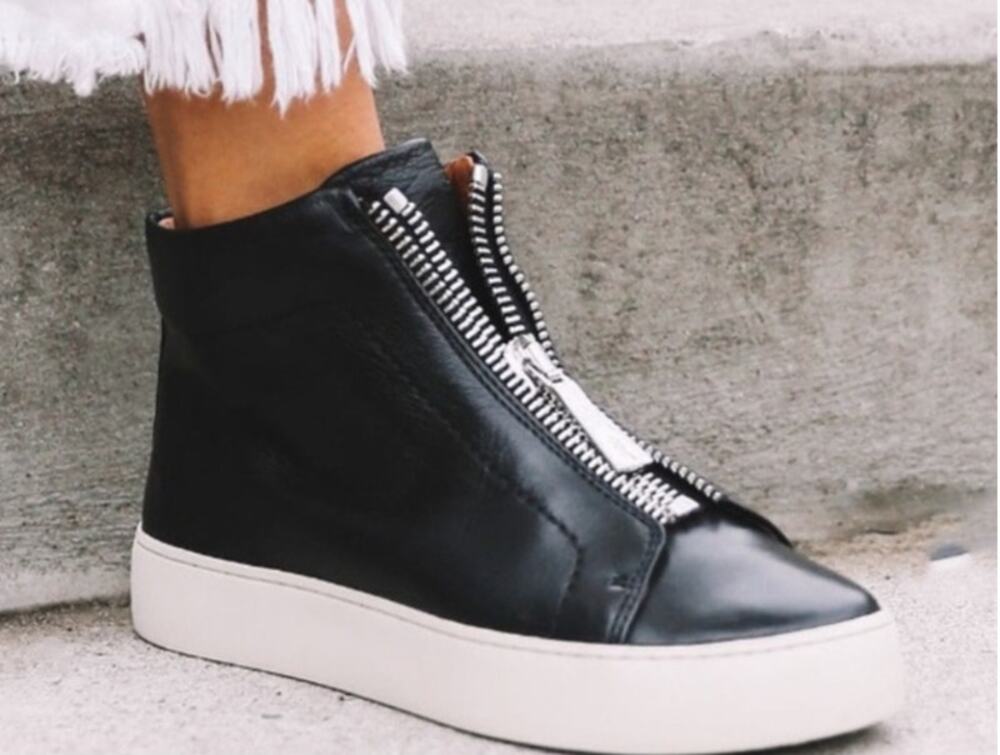 Frye Lena Leather Sneakers